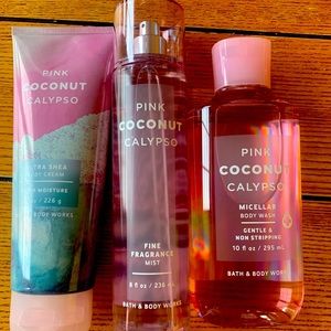 Pink Coconut Calypso Set by Bath & Body Works